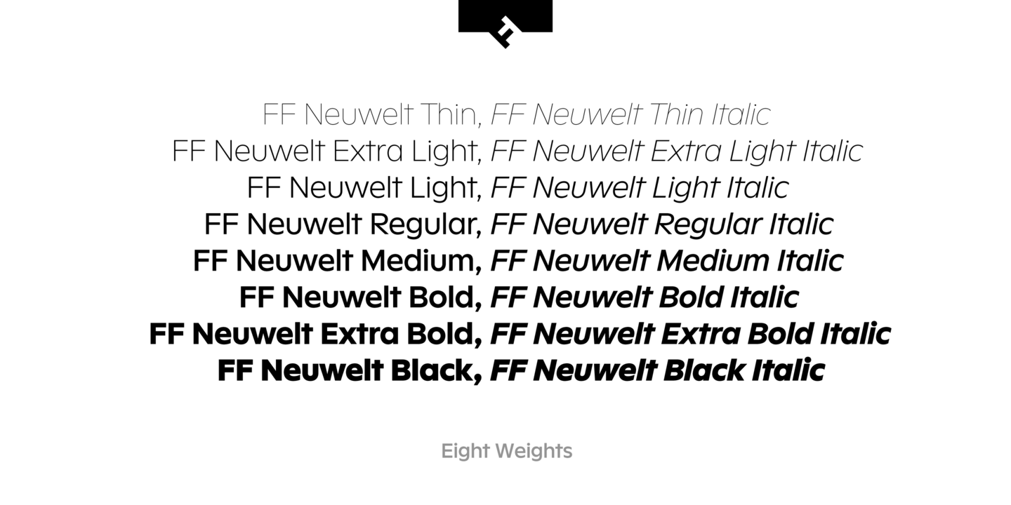 Example font FF Neuwelt Text #6